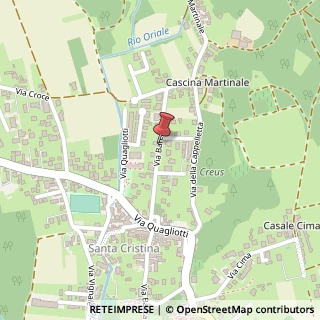 Mappa Via Barcellini, 14A, 28021 Briga Novarese, Novara (Piemonte)
