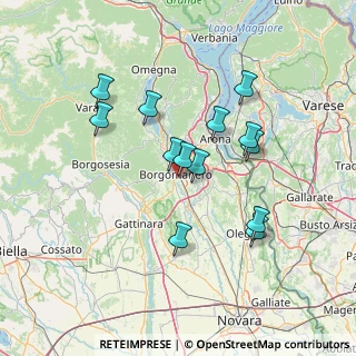 Mappa Via degli Ontani, 28021 Borgomanero NO, Italia (12.53462)