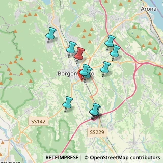 Mappa Via degli Ontani, 28021 Borgomanero NO, Italia (3.0875)