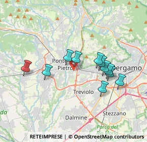 Mappa Via Abruzzi, 24035 Curno BG, Italia (3.11636)