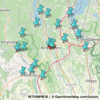 Mappa Via Carlo Antonio Molli, 28021 Borgomanero NO, Italia (8.9405)