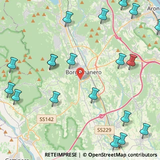 Mappa Via Carlo Antonio Molli, 28021 Borgomanero NO, Italia (6.4365)
