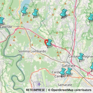 Mappa Via Pablo Neruda, 21010 Arsago Seprio VA, Italia (6.58273)