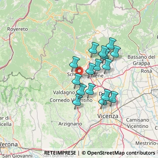 Mappa Vicolo Petrarca, 36030 San Vito di Leguzzano VI, Italia (11.28938)