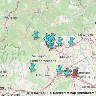 Mappa Vicolo Petrarca, 36030 San Vito di Leguzzano VI, Italia (13.05923)