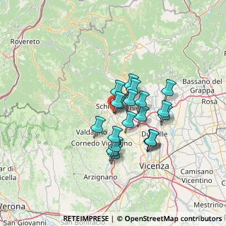 Mappa Vicolo Petrarca, 36030 San Vito di Leguzzano VI, Italia (10.142)