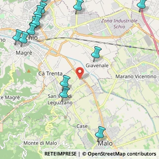 Mappa Vicolo Petrarca, 36030 San Vito di Leguzzano VI, Italia (3.29786)