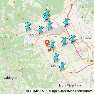 Mappa Vicolo Petrarca, 36030 San Vito di Leguzzano VI, Italia (3.72727)