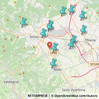 Mappa Vicolo Petrarca, 36030 San Vito di Leguzzano VI, Italia (4.39333)