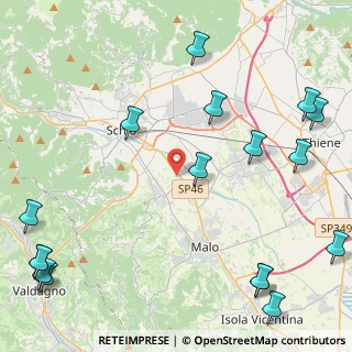 Mappa Vicolo Petrarca, 36030 San Vito di Leguzzano VI, Italia (6.41353)
