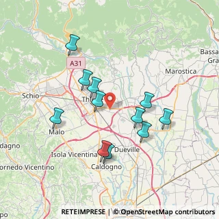 Mappa Via delle Monache, 36030 Sarcedo VI, Italia (6.72273)