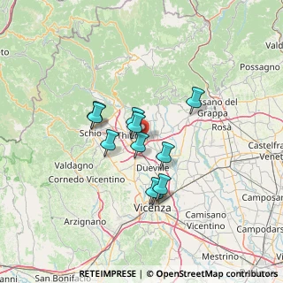 Mappa Via delle Monache, 36030 Sarcedo VI, Italia (10.27182)