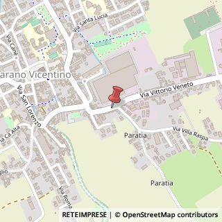 Mappa Via Vittorio Veneto, 20, 36035 Marano Vicentino, Vicenza (Veneto)