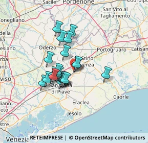 Mappa SP53, 30022 Ceggia VE, Italia (9.9065)