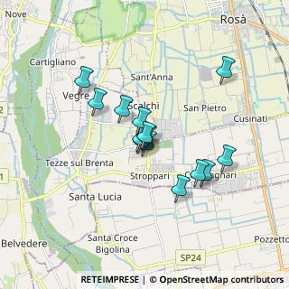 Mappa Via Tre Case, 36056 Baracche VI, Italia (1.30429)