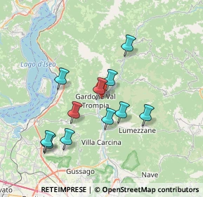 Mappa 25060 Gardone Val Trompia BS, Italia (6.65909)