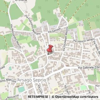 Mappa Via C. Cattaneo, 3, 21010 Arsago Seprio, Varese (Lombardia)