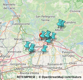 Mappa Circonvallazione Leuceriano, 24035 Curno BG, Italia (9.39364)