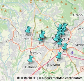 Mappa Circonvallazione Leuceriano, 24035 Curno BG, Italia (2.97813)