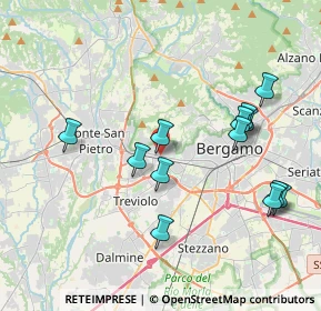 Mappa Circonvallazione Leuceriano, 24035 Curno BG, Italia (3.96231)