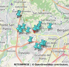Mappa Circonvallazione Leuceriano, 24035 Curno BG, Italia (1.50867)