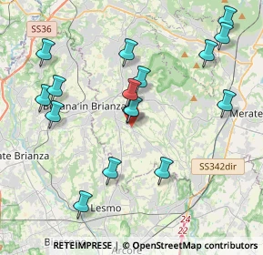 Mappa Via Buttafava Carlo, 23880 Casatenovo LC, Italia (4.22375)