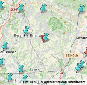 Mappa Via Buttafava Carlo, 23880 Casatenovo LC, Italia (7.31059)