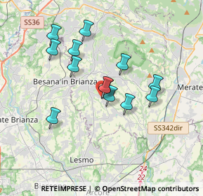 Mappa Via Buttafava Carlo, 23880 Casatenovo LC, Italia (2.98308)