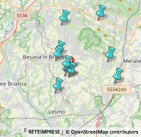 Mappa Via Buttafava Carlo, 23880 Casatenovo LC, Italia (2.80636)