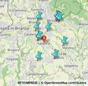 Mappa Via Buttafava Carlo, 23880 Casatenovo LC, Italia (1.59917)