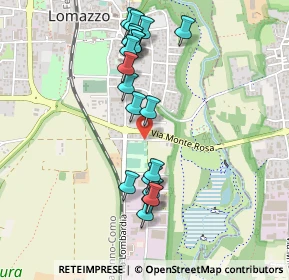 Mappa Via del Filagno, 22074 Lomazzo CO, Italia (0.4725)