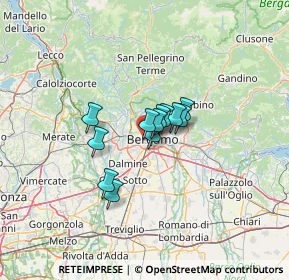 Mappa Largo Angelo Tacchini, 24128 Bergamo BG, Italia (7.21333)