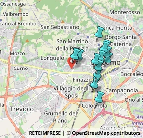 Mappa Largo Angelo Tacchini, 24128 Bergamo BG, Italia (1.438)