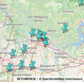 Mappa Via Cristoforo Colombo, 24125 Bergamo BG, Italia (16.6825)