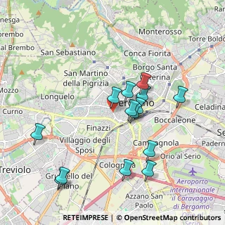 Mappa Via Palma Il Vecchio, 24122 Bergamo BG, Italia (1.87071)