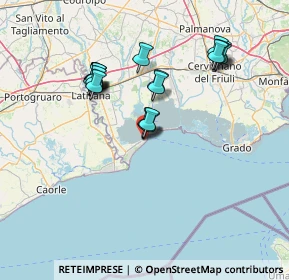 Mappa Viale Gorizia, 33054 Lignano Sabbiadoro UD, Italia (13.43316)