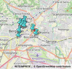 Mappa Via Monte Cornagera, 24125 Bergamo BG, Italia (1.56909)