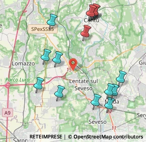 Mappa Centro commerciale Bennet a, 20823 Lentate sul Seveso MB, Italia (4.67438)