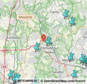 Mappa 249, 20823 Lentate sul Seveso MB, Italia (7.12133)