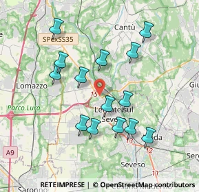 Mappa Centro commerciale Bennet a, 20823 Lentate sul Seveso MB, Italia (3.53071)