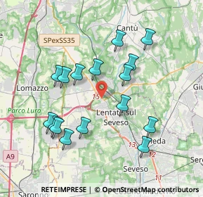 Mappa 249, 20823 Lentate sul Seveso MB, Italia (3.66625)