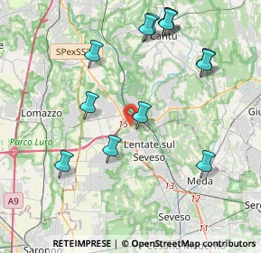 Mappa 249, 20823 Lentate sul Seveso MB, Italia (4.41923)