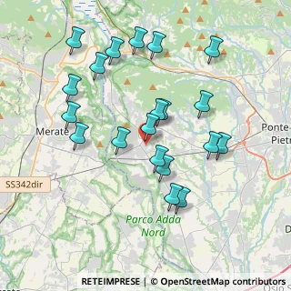 Mappa Via Giuseppe Garibaldi, 24033 Calusco d'Adda BG, Italia (3.795)