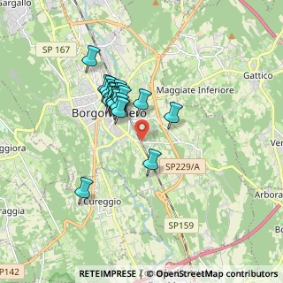 Mappa Via Piero Ghiglione, 28021 Borgomanero NO, Italia (1.369)