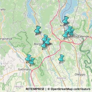 Mappa Via Piero Ghiglione, 28021 Borgomanero NO, Italia (6.75692)