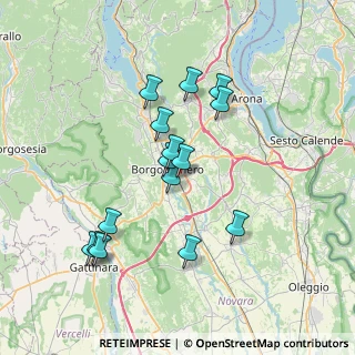 Mappa Via Piero Ghiglione, 28021 Borgomanero NO, Italia (6.65)