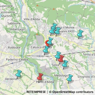 Mappa Via Silvio Pellico, 24033 Calusco d'Adda BG, Italia (2.01)