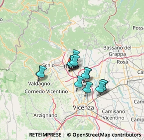 Mappa Via 51 Stormo, 36016 Thiene VI, Italia (8.75357)