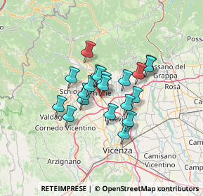 Mappa Via 51 Stormo, 36016 Thiene VI, Italia (9.114)