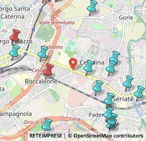 Mappa Celadina, 24125 Bergamo BG, Italia (1.4605)